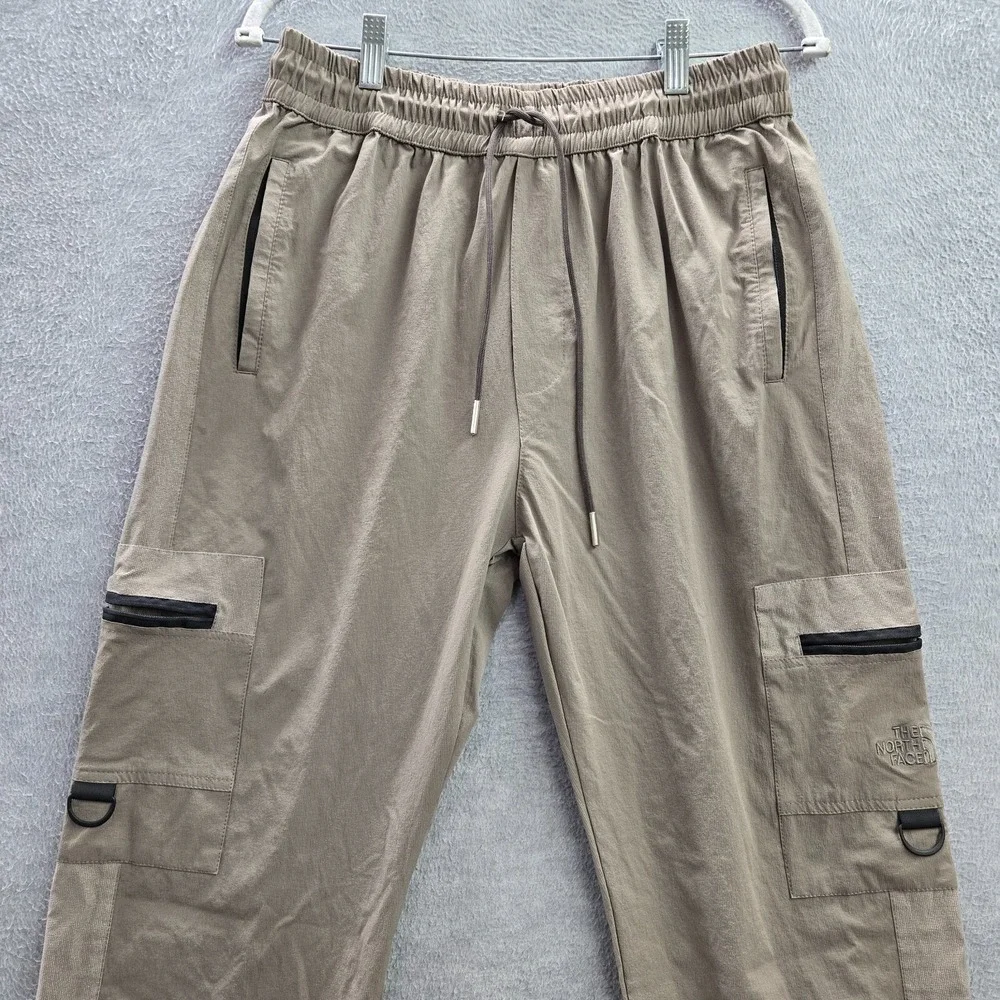 The North Face Men Pants XL Beige Solid Cotton Cargo 29